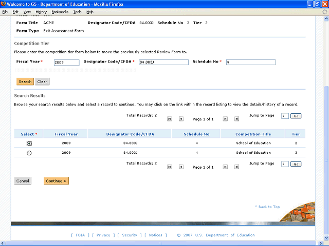 Screen image of this step