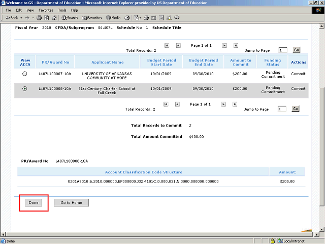 Screen image of this step