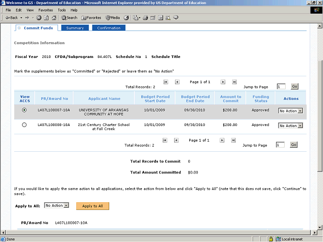 Screen image of this step