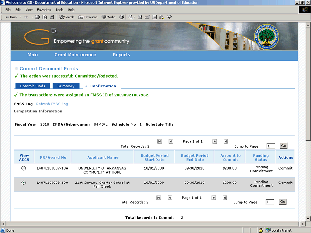 Screen image of this step