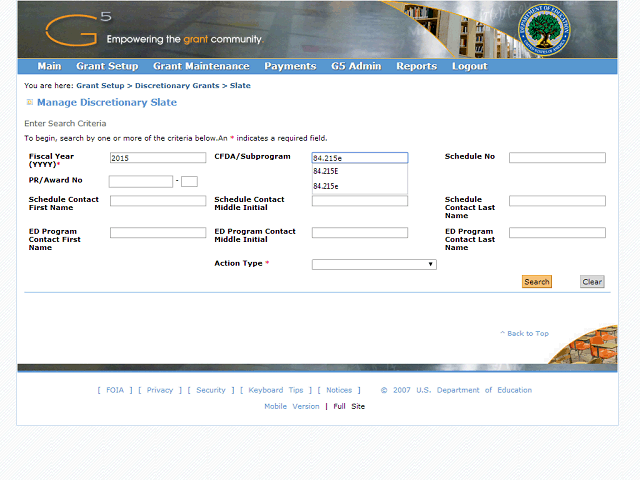 Screen image of this step