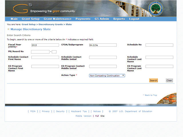 Screen image of this step