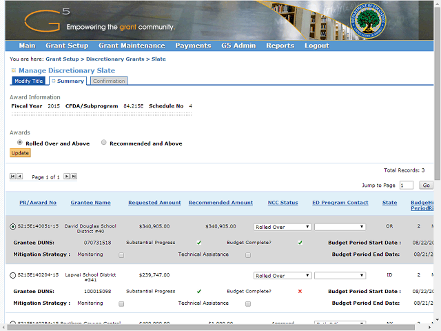 Screen image of this step