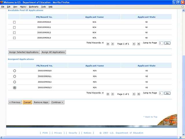 Screen image of this step
