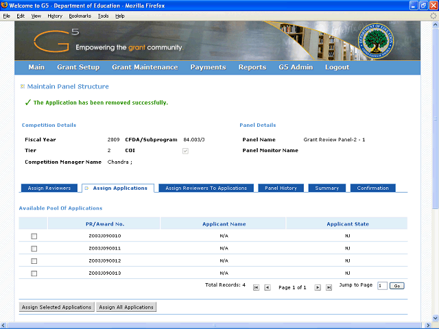 Screen image of this step