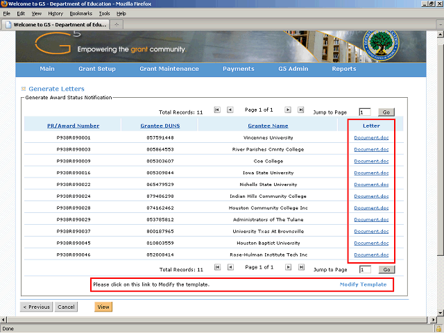 Screen image of this step