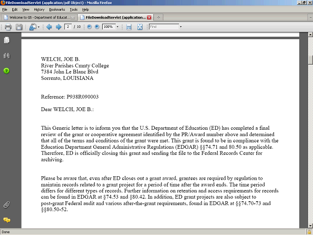 Screen image of this step
