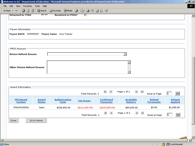 Screen image of this step