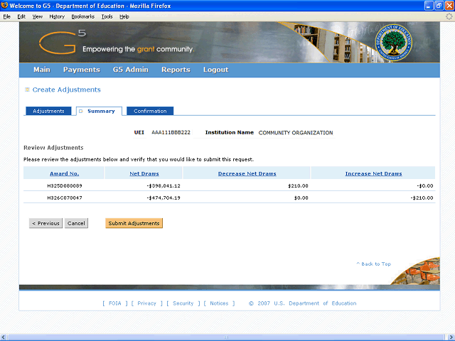 Screen image of this step