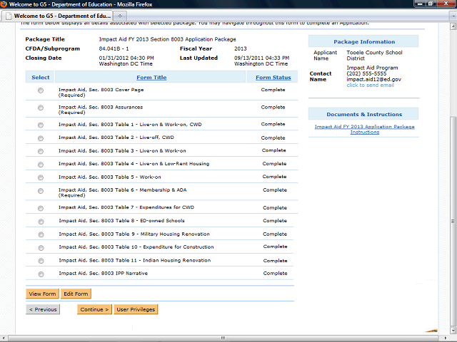 Screen image of this step
