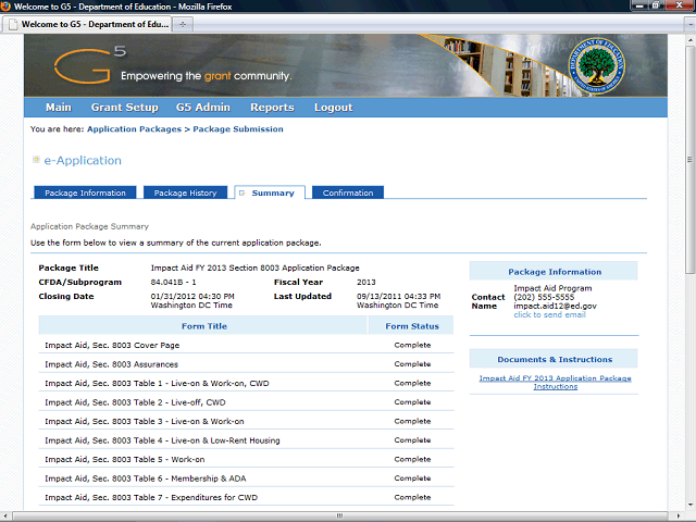 Screen image of this step