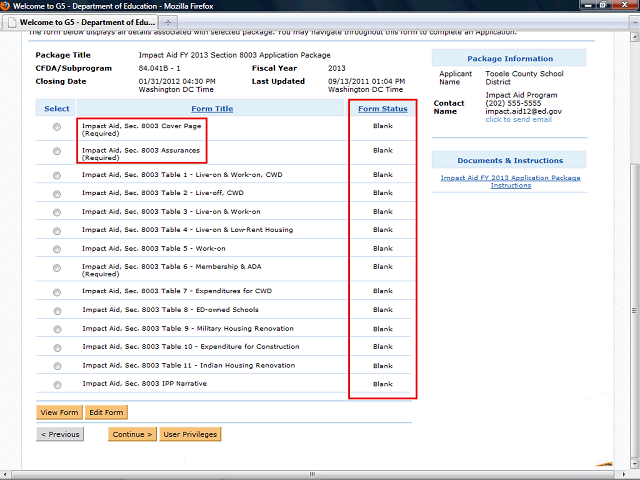 Screen image of this step
