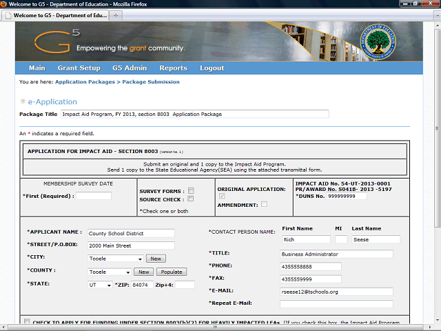 Screen image of this step