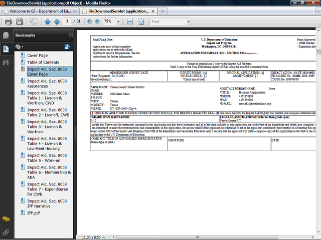 Screen image of this step