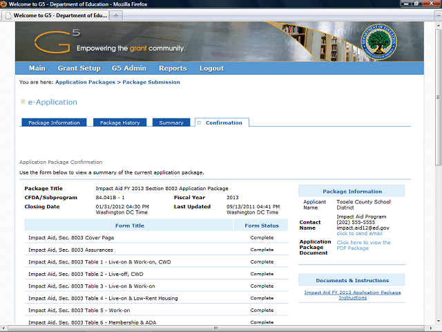 Screen image of this step
