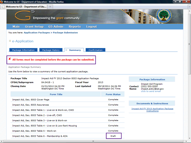 Screen image of this step