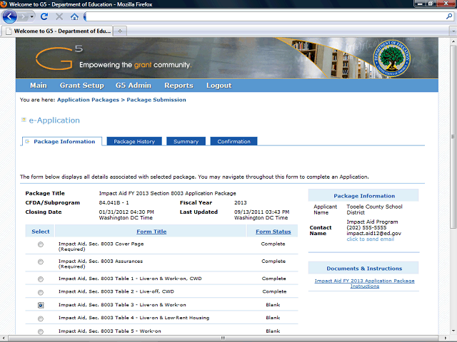 Screen image of this step