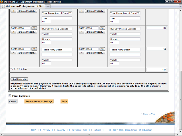Screen image of this step