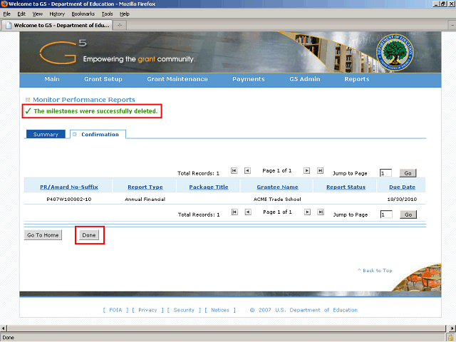 Screen image of this step
