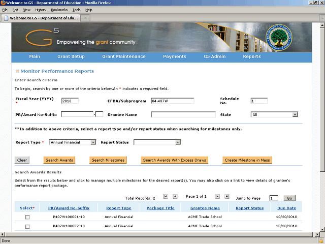 Screen image of this step