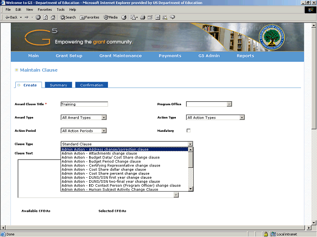 Screen image of this step