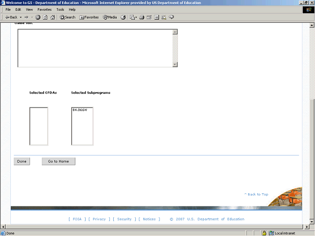 Screen image of this step