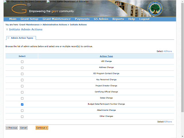 Screen image of this step