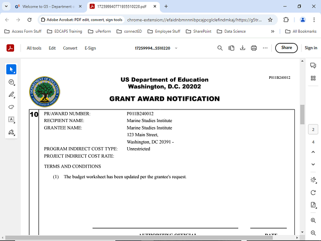 Screen image of this step
