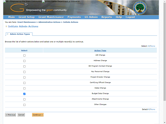 Screen image of this step
