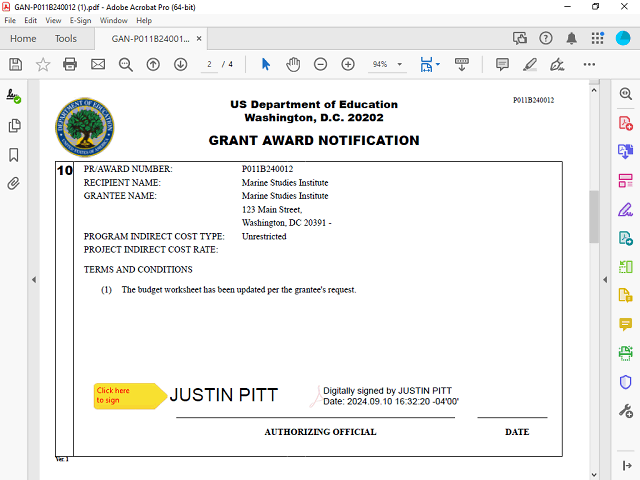 Screen image of this step