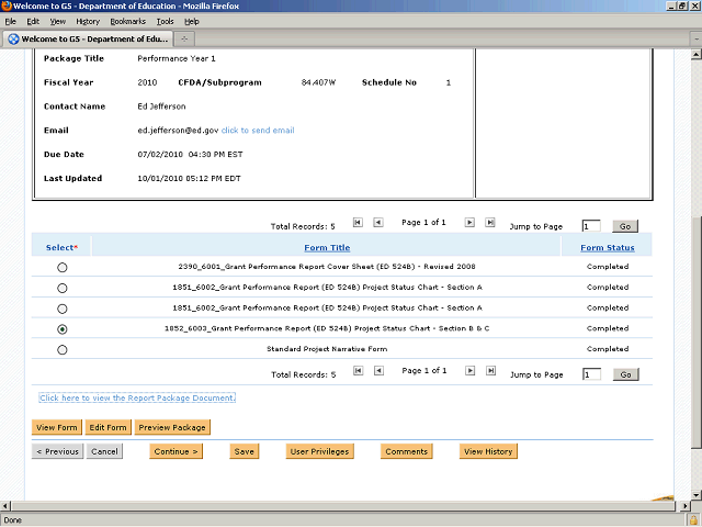 Screen image of this step