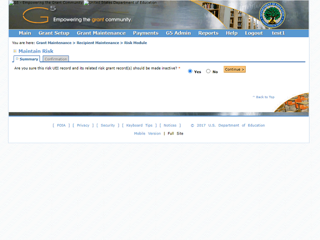 Screen image of this step