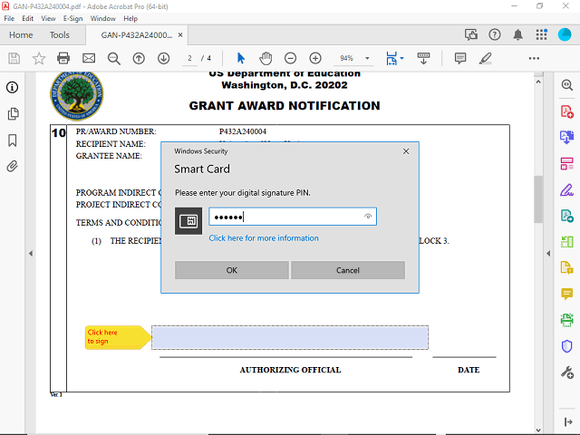 Screen image of this step