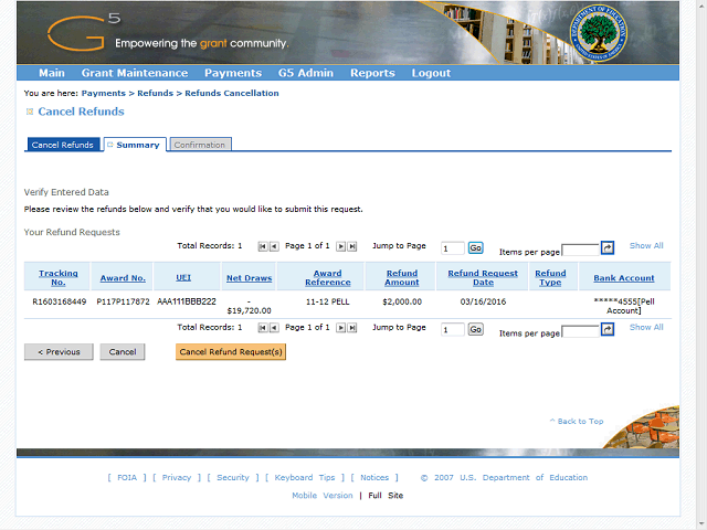 Screen image of this step