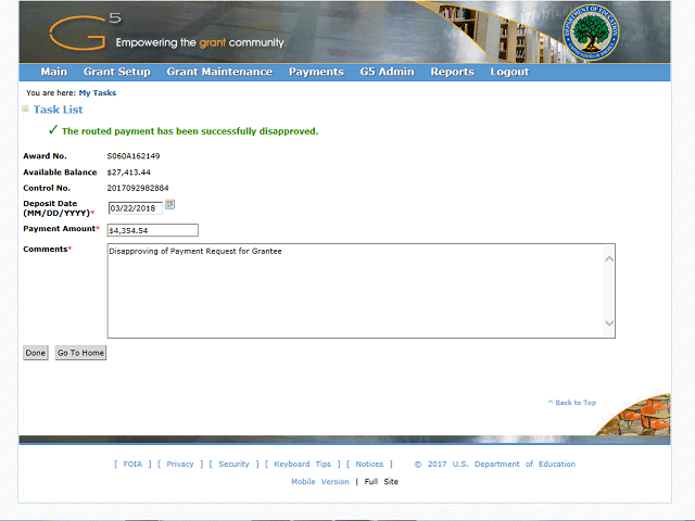 Screen image of this step