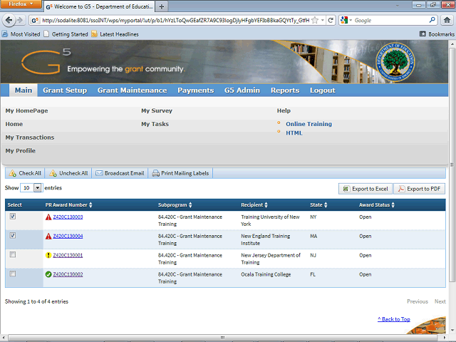 Screen image of this step