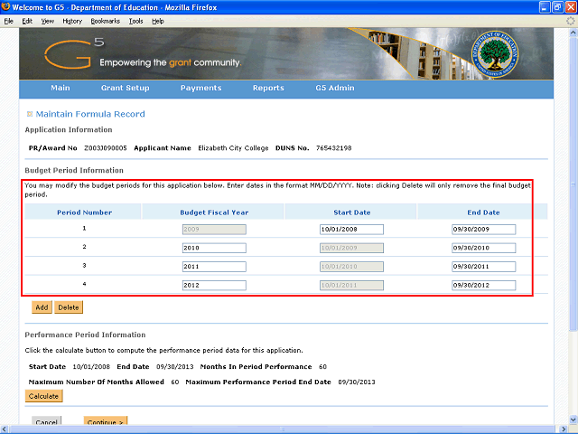 Screen image of this step