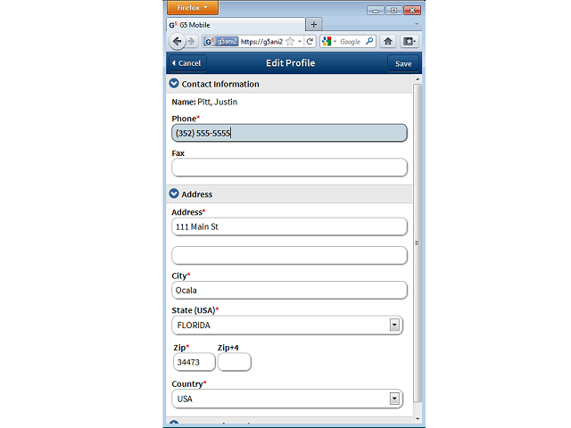 Screen image of this step