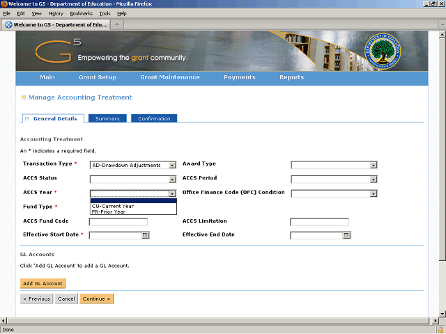 Screen image of this step