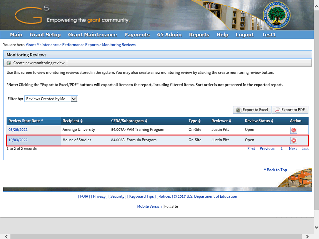 Screen image of this step