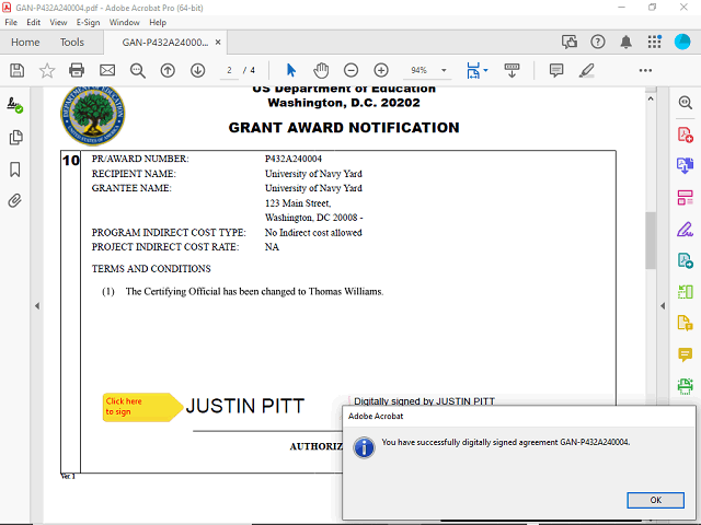 Screen image of this step