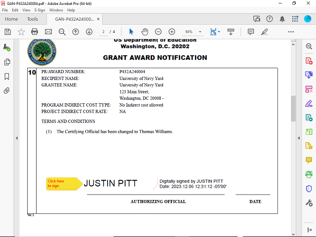 Screen image of this step