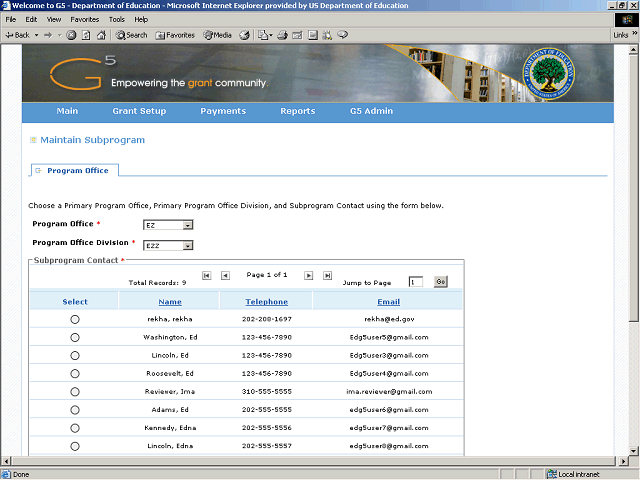 Screen image of this step