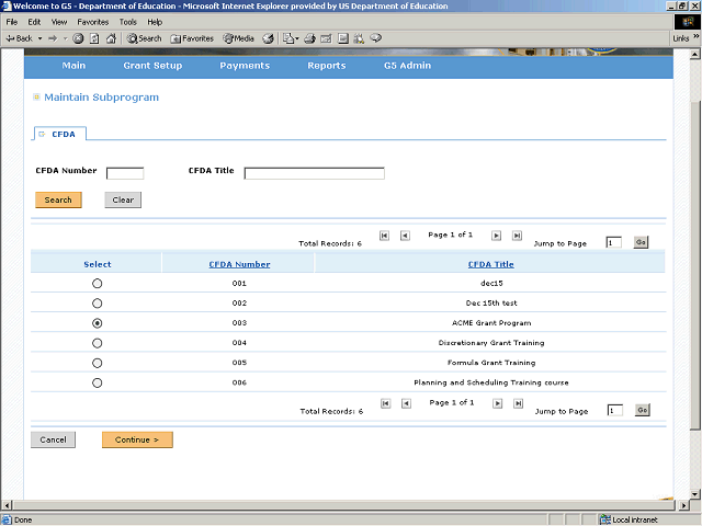 Screen image of this step