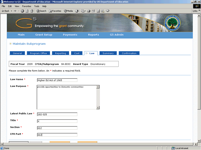 Screen image of this step