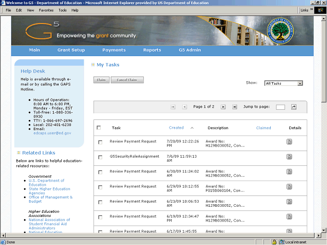 Screen image of this step