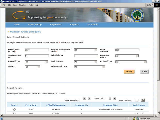 Screen image of this step