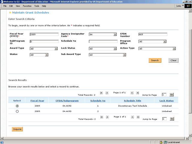 Screen image of this step