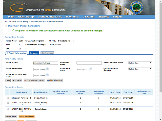 Screen image of this step