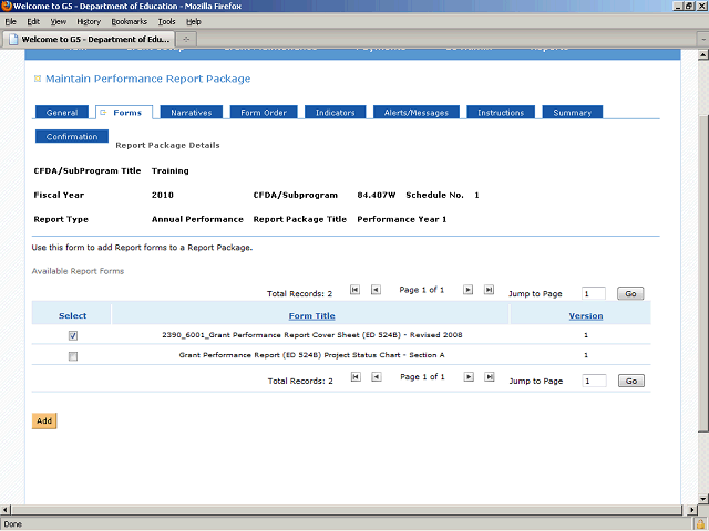 Screen image of this step